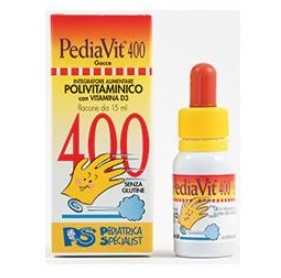 Pediatrica Specialist Pediavit 400 Gocce 15 ml Integratore di Vitamine